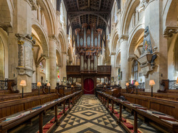 Katedra Chrystusa, Oxford, Anglia, Wnętrze, Kościół, Organy