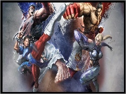 Kazuya Mishima, Chun-Li, Ryu, Street Fighter X Tekken, Nina Williams