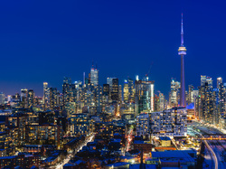 Wieża, Kanada, Toronto, CN Tower, Wieżowce