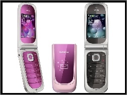 Czarna, Nokia 7020, Różowa