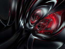 Czerwono-czarna, Abstrakcja