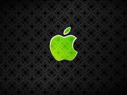 Czarne tło, Apple, System operacyjny, Jabłko