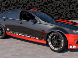 Czarno-czerwony, Holden HSV GTS