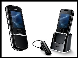 Nokia 8800 Sirocco Edition, Czarny, Baza, Bluetooth