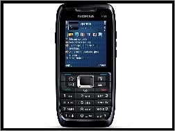 Czarny, Nokia E51, Wyświetlacz