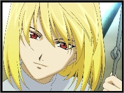 czerwone oczy, Shingetsutan Tsukihime, blond włosy
