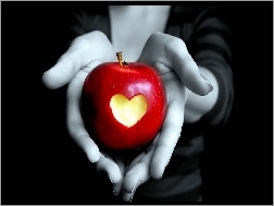 Serce, Czerwone, Jabłko