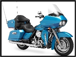 Harley Davidson Road Glide Ultra, Niebieskie, Malowanie