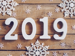Deski, 2019, Nowy Rok, Śnieżynki