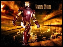 deszcz, Iron Man, robot