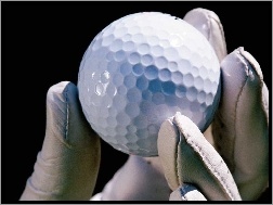 dłoń, Sportowe Golf, piłka do golfa