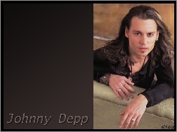 dłonie, Johnny Depp, długie włosy