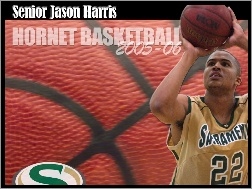 piłka do koszykówki, koszykarz, Koszykówka, Senior Jason Harris