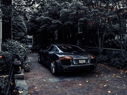 Dom, Audi R8, Czarne, Tył