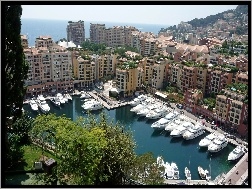 Domy, Monte Carlo, Monako, Jachty