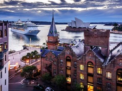Sydney, Domy, Sydney Opera House, Morze, Australia, Statek