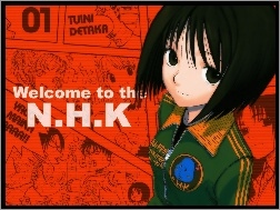 dres, komiks, Welcome To Nhk, dziewczynka