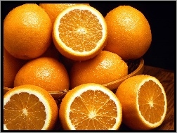 Pomarańcze, Drewniana, Miseczka