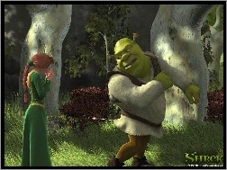 drzewa, Fiona, Shrek 1, ogr