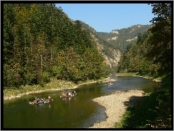 Drzewa, Spływ, Dunajec, Góry