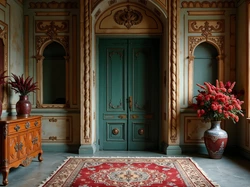 Drzwi, Pokój, Dywan