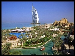 Dubai, Hotel, Burj Al Arab, Morze
