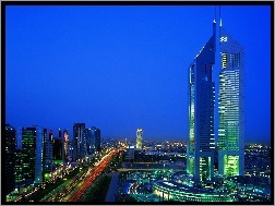 Panorama, Dubaj, Noc