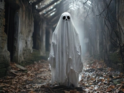 Halloween, Duch, Kostium, Grafika AI