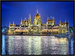 Dunaj, Budapeszt, Węgry, Zabytek, Rzeka, Parlament