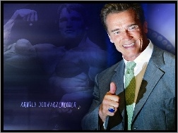Muskuły, Dwa, Wcielenia, Niebieski, Arnold Schwarzenegger, Sygnet