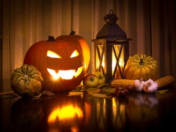 Lampion, Dynia, Halloween
