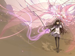 dziewczyna, Mahou Shoujo Madoka Magica, anime