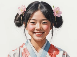 Dziewczynka, Japonka