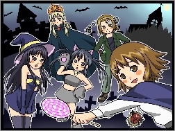 cmentarz, Dziewczyny, Halloween