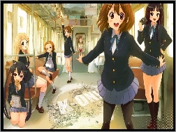metro, dziewczyny, uniform