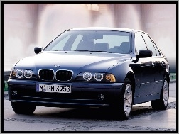 BMW 5, niebieskie, E39
