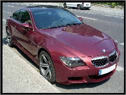 E65, Metalik, Bordowy, BMW 7