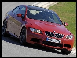 E90, BMW, Czerwone, M-Power