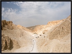 Egipt, Dolina Królów, Pustynia