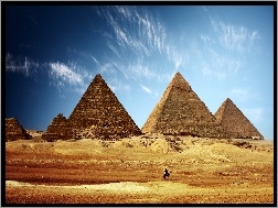 Pustynia, Egipt, Piramidy