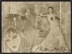 maska, Emmy Rossum, Phantom Of The Opera, suknia
