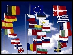Europejska, Państw, Flagi, Unia