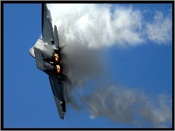 Dym, F-22 Raptor, Lockheed Martin, Ogień