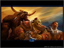 fantasy, postacie, World Of Warcraft, topór
