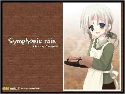 fartuch, Symphonic Rain, siwe włosy