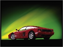 Ferrari Testarossa, Lewy, Tył
