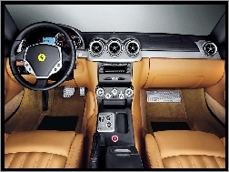 Ferrari 612 Scaglietti, Wnętrze