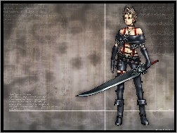 Final Fantasy, postać, kobieta, wojownik, miecz