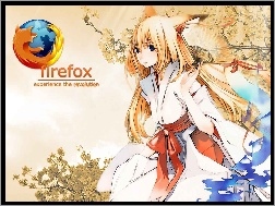 FireFox, dziewczyna