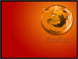Firefox, Tło, Pomarańczowe, Logo